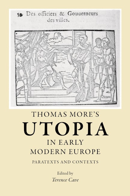 Book cover image for Thomas More's Utopia in early modern Europe ISBN: 9780719088483