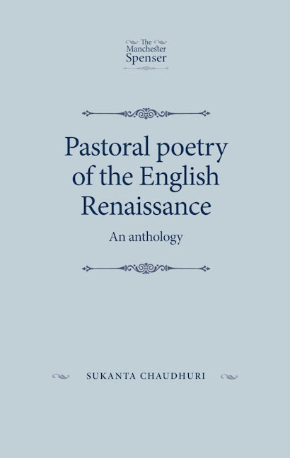 Book cover image for Pastoral poetry of the English Renaissance ISBN: 9780719096822