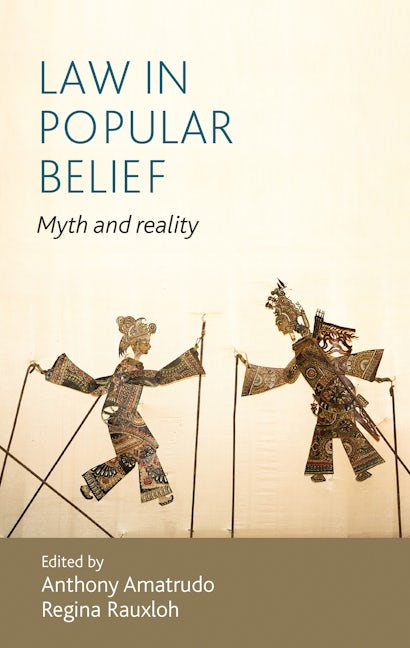 Book cover image for Law in popular belief ISBN: 9780719097836