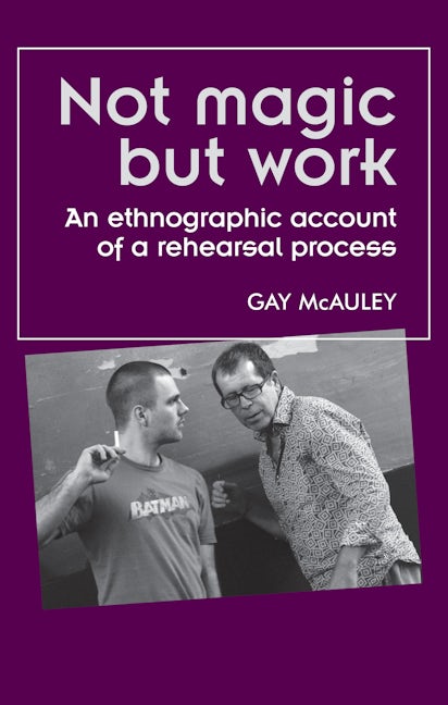 Book cover image for Not magic but work ISBN: 9780719099311