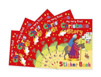 Cover image for Christmas Story Sticker Book, isbn: 9780745979595