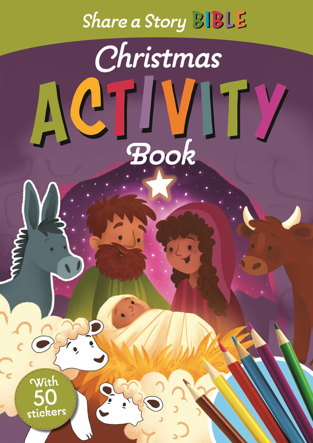 Cover image for Share a Story Bible Christmas Activity Book, isbn: 9780745979991