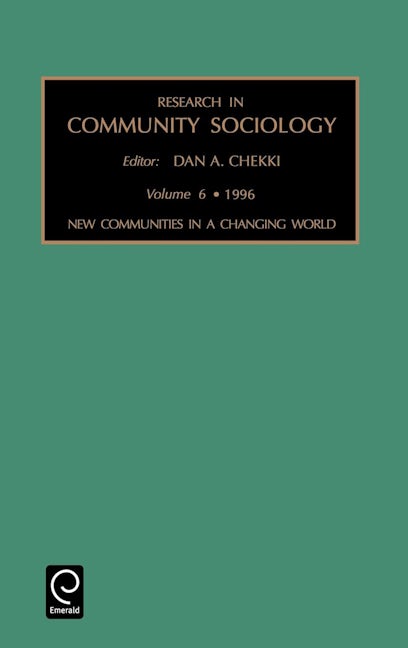 Book cover image for New Communities in a Changing World ISBN: 9780762300402