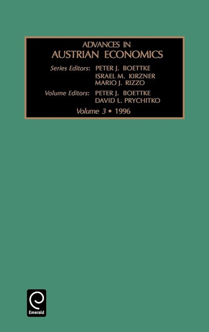 Book cover image for Advances in Austrian Economics ISBN: 9780762300556