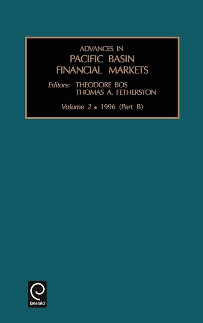 Book cover image for Advances in Pacific Basin Financial Markets ISBN: 9780762300938