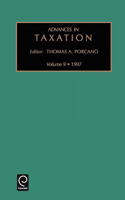Book cover image for Advances in Taxation ISBN: 9780762301669