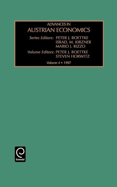 Book cover image for Advances in Austrian Economics ISBN: 9780762301980