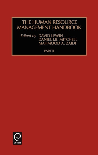 Book cover image for Human Resource Management Handbook - Vol.2 ISBN: 9780762302482