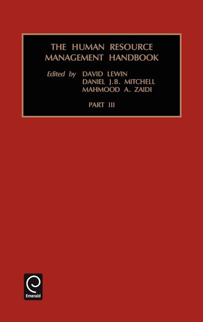 Human Resource Management Handbook - Vol.3