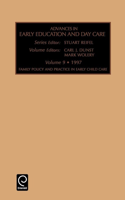Book cover image for Families Policy and Practice in Early Child Care ISBN: 9780762302604