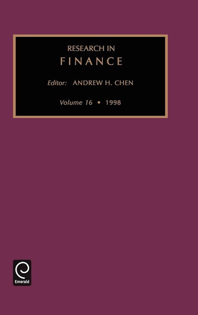 Book cover image for Research in Finance ISBN: 9780762303281
