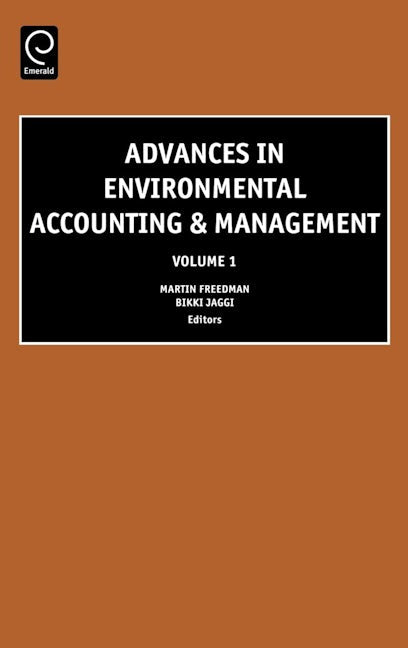 Advances in Environmental Accounting and Management