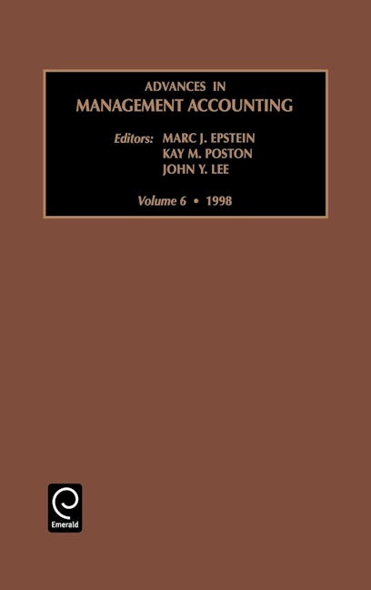 Book cover image for Advances in Management Accounting ISBN: 9780762303359