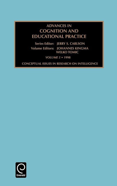 Conceptual Issues in Research on Intelligence