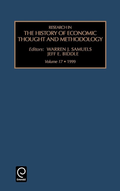 Research in the History of Economic Thought and Methodology