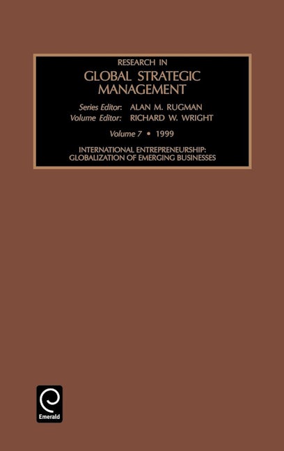 Book cover image for International Entrepreneurship ISBN: 9780762304585