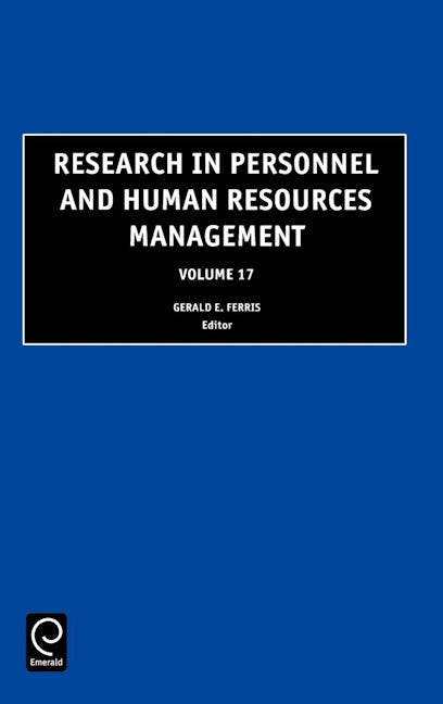 Book cover image for Research in Personnel and Human Resources Management ISBN: 9780762304899