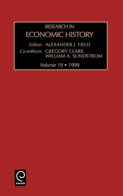 Book cover image for Research in Economic History ISBN: 9780762305759