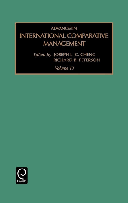 Book cover image for Advances in International Comparative Management ISBN: 9780762305896