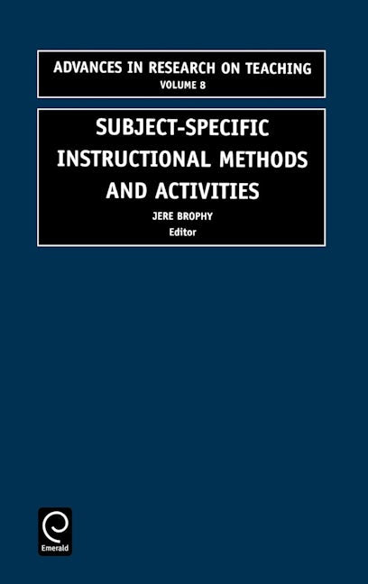 Book cover image for Subject-specific instructional methods and activities ISBN: 9780762306152