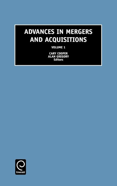Book cover image for Advances in Mergers and Acquisitions ISBN: 9780762306831