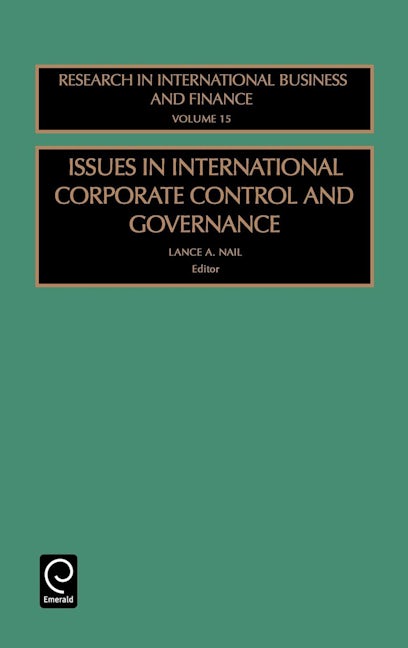 Book cover image for Issues in International Corporate Control and Governance ISBN: 9780762307005