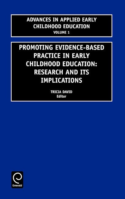 Book cover image for Promoting Evidence-based Practice in Early Childhood Education ISBN: 9780762307531