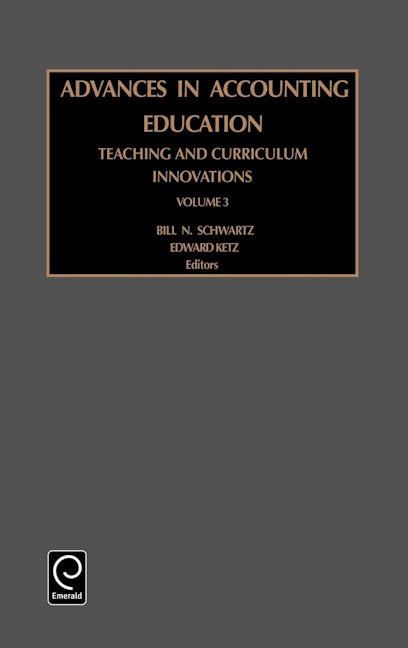 Book cover image for Advances in Accounting Education ISBN: 9780762307586