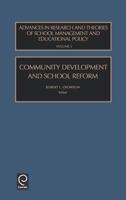 Book cover image for Community Development and School Reform ISBN: 9780762307791