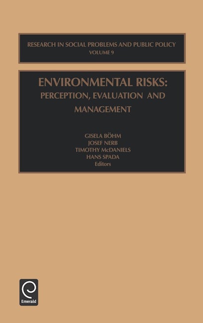 Book cover image for Environmental Risks ISBN: 9780762308064