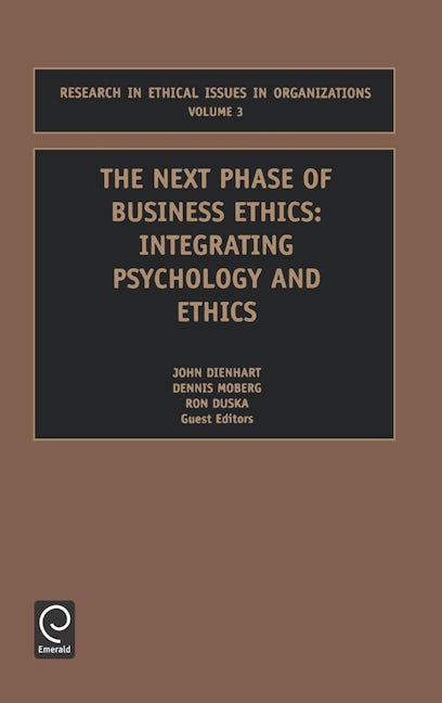 Book cover image for Next Phase of Business Ethics ISBN: 9780762308095