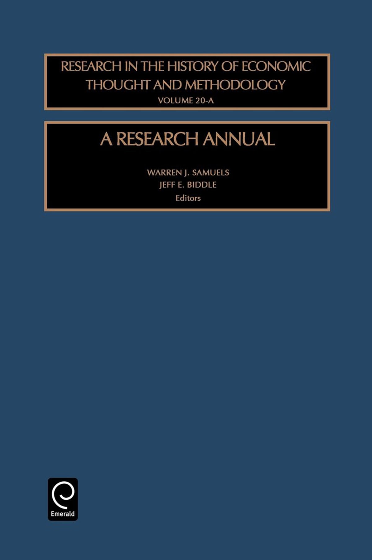 Cover image for A Research Annual ISBN 9780762308477