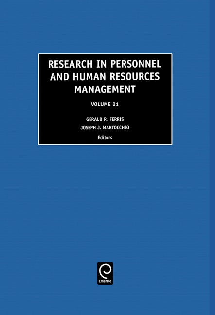 Book cover image for Research in Personnel and Human Resources Management ISBN: 9780762309733