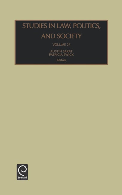 Book cover image for Studies in Law, Politics and Society ISBN: 9780762309771