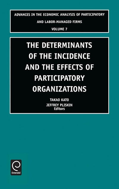 Determinants of the Incidence and the Effects of Participatory Organizations