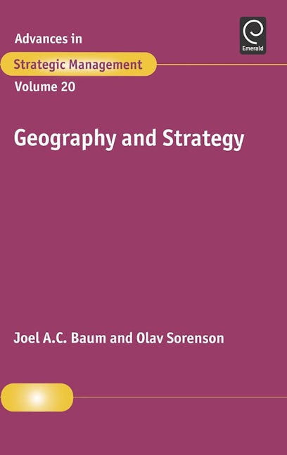 Book cover image for Geography and Strategy ISBN: 9780762310340