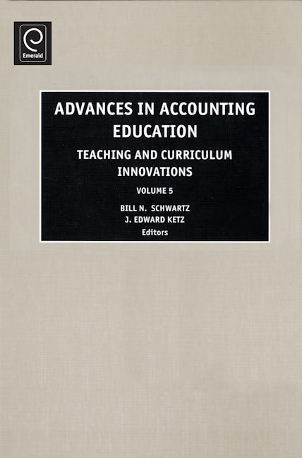 Book cover image for Advances in Accounting Education ISBN: 9780762310357