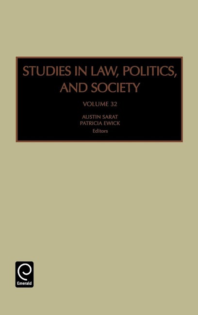 Book cover image for Studies in Law, Politics, and Society ISBN: 9780762310975