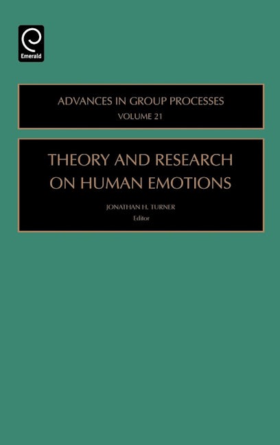 Book cover image for Theory and Research on Human Emotions ISBN: 9780762311088