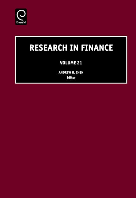 Book cover image for Research in Finance ISBN: 9780762311613