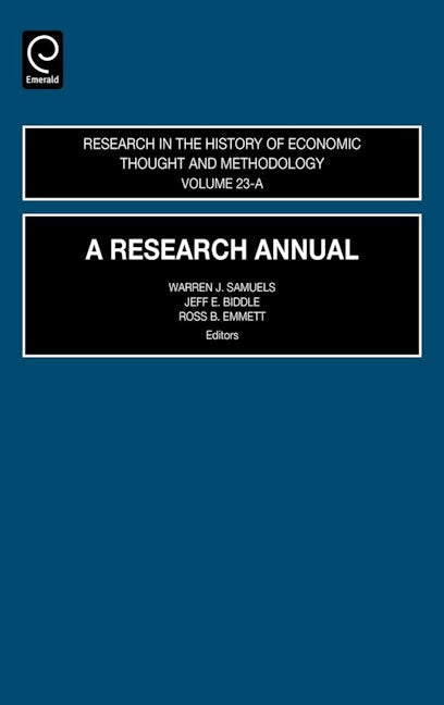 Book cover image for A Research Annual ISBN: 9780762311644