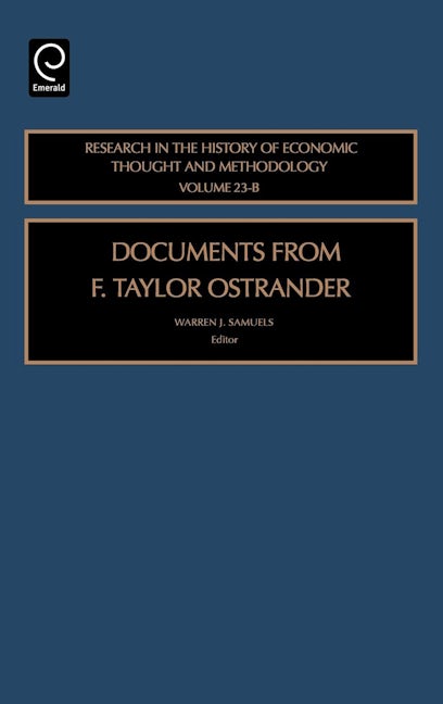 Documents from F. Taylor Ostrander