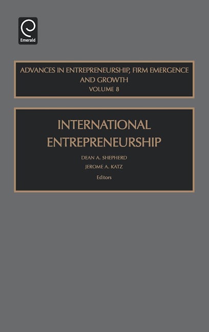 Book cover image for International Entrepreneurship ISBN: 9780762312276