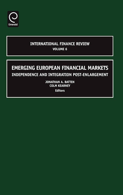 Book cover image for Emerging European Financial Markets ISBN: 9780762312641