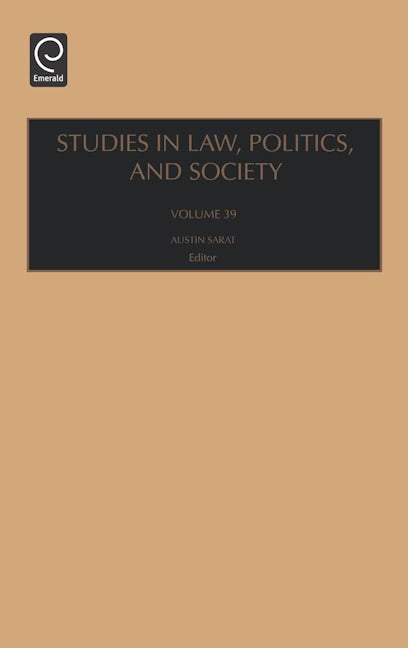 Book cover image for Studies in Law, Politics, and Society ISBN: 9780762313235
