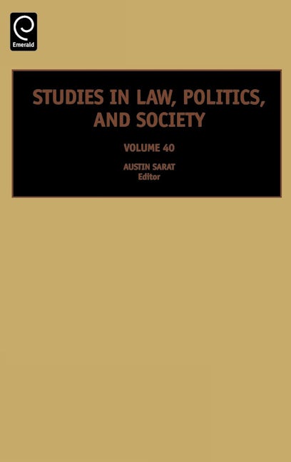Book cover image for Studies in Law, Politics, and Society ISBN: 9780762313242