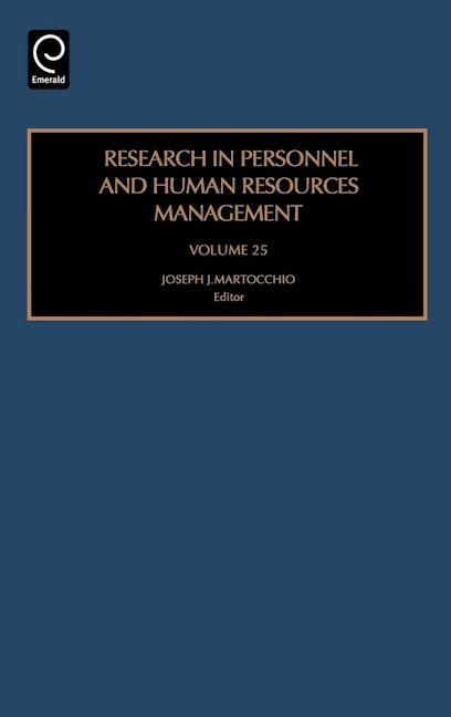 Book cover image for Research in Personnel and Human Resources Management ISBN: 9780762313273