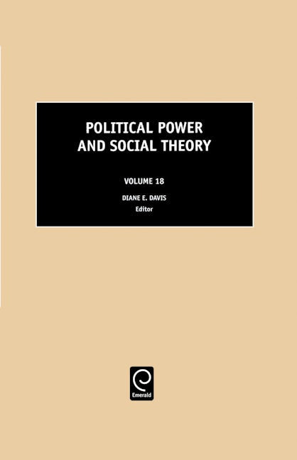Book cover image for Political Power and Social Theory ISBN: 9780762313402