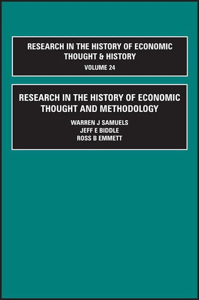 Research in the History of Economic Thought and Methodology