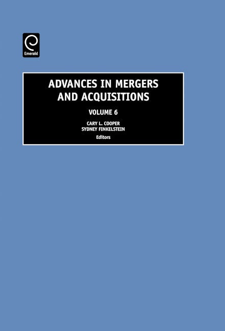 Book cover image for Advances in Mergers and Acquisitions ISBN: 9780762313815